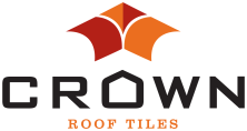 Crown Roof Tiles logo featuring a stylized crown above the text "CROWN ROOF TILES.