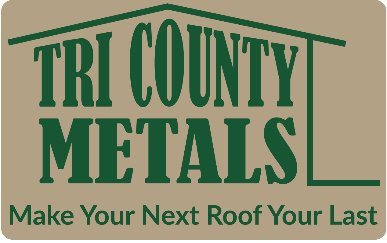 Tri County Metals logo: "Make Your Next Roof Your Last.